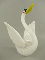 Murano Stijl Glazen Zwaan Beeld - Elegant Decoratie, Antiek en Kunst, Ophalen of Verzenden
