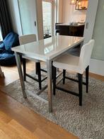 2 persoons eettafel, Huis en Inrichting, Minder dan 50 cm, 100 tot 150 cm, Ophalen of Verzenden, Zo goed als nieuw