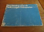 Instructieboek Volkswagen Transporter T3 benzine, diesel 82, Ophalen of Verzenden