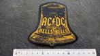 AC/DC zeer  mooie shaped hell's bells patch 121, Verzenden, Nieuw, Kleding