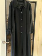 CLAUDIA STRATER (mauro) prachtige lange zw trenchcoat mt44, Ophalen of Verzenden, Zo goed als nieuw, Maat 38/40 (M), Zwart