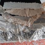 OPRUIMING partijtje oud kant sierband broderie, Verzenden