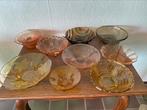 Vintage schalen van gekleurd glas, Ophalen