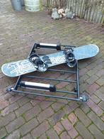 Thule dakrek imperiaal met Thule Snowboardhouders en lampjes, Ophalen, Gebruikt