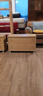 Houten ladekast met 2 lades, Minder dan 50 cm, Eenvoudig, 1 of 2 laden, Grenenhout