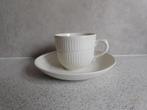 Koffie Kop en schotel Vienne Crème Royal Boch, Huis en Inrichting, Keuken | Servies, Ophalen of Verzenden, Zo goed als nieuw, Overige stijlen