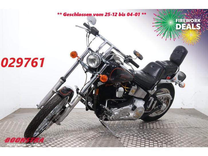 Harley-Davidson FXSTC Softail Custom 11.965 Mijl! (bj 1991), Motoren, Motoren | Oldtimers, Chopper, meer dan 35 kW