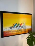 Schilderij in houten lijst, Ophalen