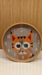 Klok, wandklok, kinderklok JIP, Ophalen of Verzenden, Zo goed als nieuw, Analoog, Wandklok