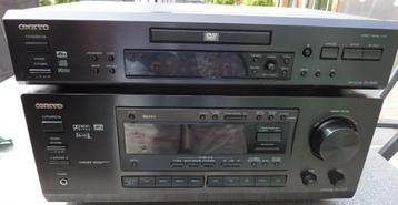 ONKYO TX-DS575X AV-versterker+ player DV-S555 beschikbaar voor biedingen