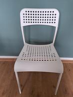 Ikea Adde eetkamerstoel, Huis en Inrichting, Stoelen, Ophalen, Wit, Zo goed als nieuw, Metaal