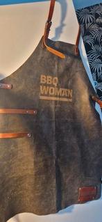 Lederen barbecue schort BBQ Woman, Tuin en Terras, Barbecue-accessoires, Ophalen of Verzenden, Nieuw