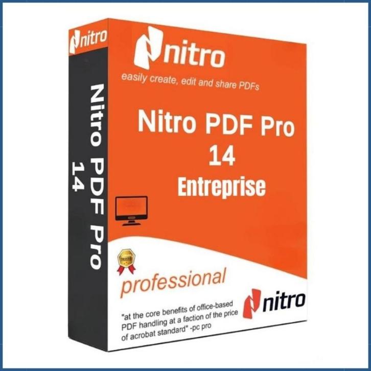 Nitro PDF Pro 14 Enterprise, Computers en Software, Ontwerp- en Bewerkingssoftware, Nieuw, Windows, Ophalen