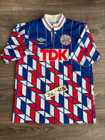 Origineel ajax shirt TDK Umbro 89/90,  afca Fside CL xxx 34 beschikbaar voor biedingen