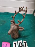 hertenhoofd brons kleurig glitter [ b107], Diversen, Kerst, Ophalen of Verzenden, 'T Olde Gre-j, Info@toldegrej.nl, Endepoelstraat 20f Didam