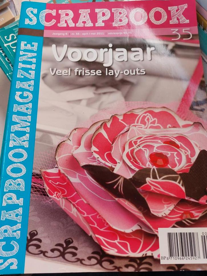 Scrapbook Magazine - Inspiratie voor je hobby!, Hobby en Vrije tijd, Scrapbooking, Gebruikt, Overige typen, Overige merken, Ophalen of Verzenden