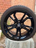 Zwarte velgen 17inch met zomerbanden., Auto-onderdelen, Banden en Velgen, Ophalen, Banden en Velgen, 17 inch, Personenwagen