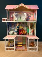 Barbie Huis Compleet met Poppen & Accessoires!, Ophalen, Gebruikt, Poppenhuis