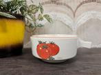 Vintage soepkom California tomaat retro servies, Huis en Inrichting, Keuken | Servies, ., Ophalen of Verzenden, Zo goed als nieuw