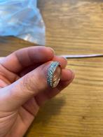 Ring Swarovski veel steentjes - mist 1 steentje!, Met kristal, Gebruikt, 20 of groter, Ophalen of Verzenden