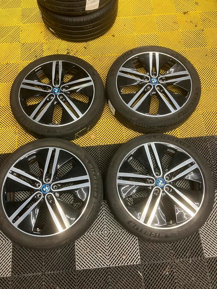 20 inch originele BMW I3 velgen met zomerbanden., Auto-onderdelen, Banden en Velgen, Banden en Velgen, Zomerbanden, 20 inch, 155 mm
