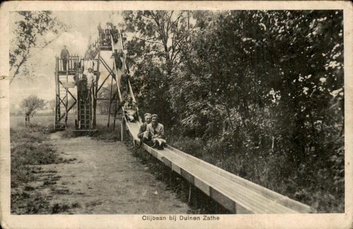Clijbaan bij Duinen zathe, Verzamelen, Ansichtkaarten | Nederland, Gelopen, Friesland, Voor 1920, Ophalen of Verzenden