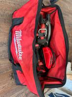 Milwaukee M18 6 delige gereedschapset in tas met 2 accu’s, Ophalen of Verzenden, Zo goed als nieuw