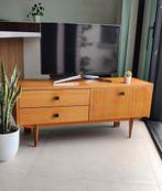 Vintage teakhouten TV-meubel / lowboard, Ophalen, Gebruikt, Teakhout, Minder dan 100 cm