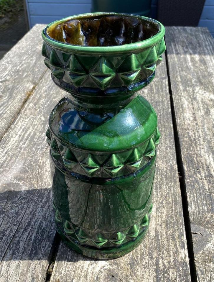 Leuke Germany Vaas - vintage retro mid century flower power, Antiek en Kunst, Antiek | Keramiek en Aardewerk, Ophalen of Verzenden