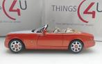 Kyosho 1:18 Rolls-Royce Phantom Drophead Coupe oranje nieuw, Ophalen of Verzenden, Nieuw, Auto, Kyosho