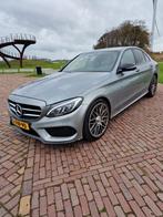 Mercedes-Benz C-Klasse C200 2.0 135KW Aut7 2015 Grijs, Auto's, 4 cilinders, 1365 kg, Particulier, Sedan