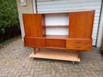 Retro mid century highboard,  wandkast, Ophalen, Huis en Inrichting