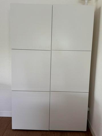 Ikea besta kast wit 120 x 194 x 41 cm, 6 deuren