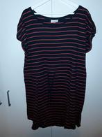 Only Carmakoma Donkerblauw/Rood Gestreepte Jurk Maat 50/52, Jurk, Ophalen of Verzenden, Zo goed als nieuw, Rood