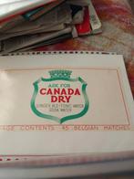 Groot reclame eriket   CANADA DRY, Ophalen of Verzenden, Sigarenbandjes