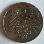 Duitse munt 5 mark 1975 F, volgnr 121, Ophalen of Verzenden, Duitsland, Losse munt
