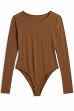 Shein body met lange mouwen, Kleding | Dames, Bruin, Ophalen of Verzenden, Zo goed als nieuw, Lange mouw