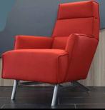 Rode design fauteuil Solo ( Design on Stock), Huis en Inrichting, Fauteuils, Ophalen, 75 tot 100 cm, Zo goed als nieuw, Stof