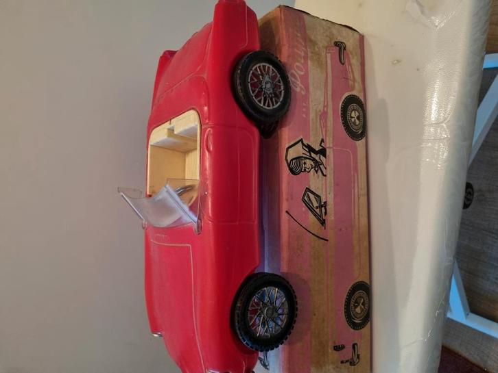 MGB voor barby, jaren 60 zie foto's, Kinderen en Baby's, Speelgoed | Racebanen, Zo goed als nieuw, Elektrisch, Overige merken