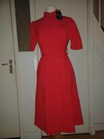 Rode travel jurk met pofmouwen Mi Piace- Maat S t/m XXL, Kleding | Dames, Maat 46/48 (XL) of groter, Nieuw, Ophalen of Verzenden
