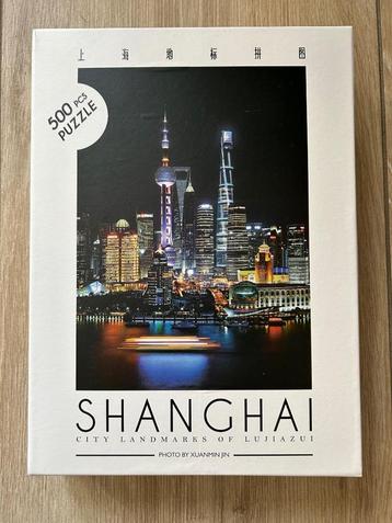 puzzel 500 stukjes van Shanghai nieuw in verpakking beschikbaar voor biedingen