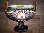 mooie Majolica bloempot. Ong 30cm brd 25cm hg en 15 cm  diep, Antiek en Kunst, Ophalen of Verzenden