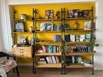 3x Dutchbone Wandrekken boekenkasten Industrieel, Ophalen, Gebruikt, 200 cm of meer, 200 cm of meer