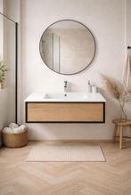 Badmeubel 80 - 100  - 120 massief eiken nu 499,- WEG=WEG new, Huis en Inrichting, Badkamer | Badkamermeubels, Ophalen, 100 tot 150 cm