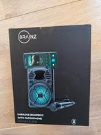 Karaoke boombox met microfoon Brainz nieuw, Audio, Tv en Foto, Karaoke-apparatuur, Nieuw, Overige typen, Ophalen of Verzenden