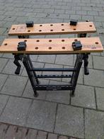 Wisvo Profi Werkbank - Inklapbaar, Ophalen, Gebruikt, 70 tot 120 cm, Bankschroef
