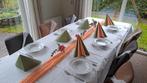 Airlaid servetten abrikoos, olijfgroen en groen, Ophalen of Verzenden, Nieuw, Vierkant