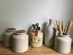 5 x grespotjes, franse mosterdpot LAB Lagny, Antiek en Kunst, Ophalen of Verzenden