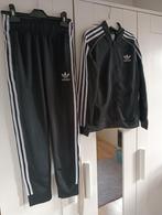 Adidas Firebird trainingspak zwart maat 128-134, Ophalen of Verzenden, Zo goed als nieuw, Maat 128