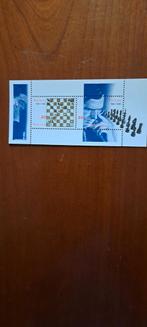 Blok postzegels max euwe schaken  postfris, Postzegels en Munten, Ophalen of Verzenden